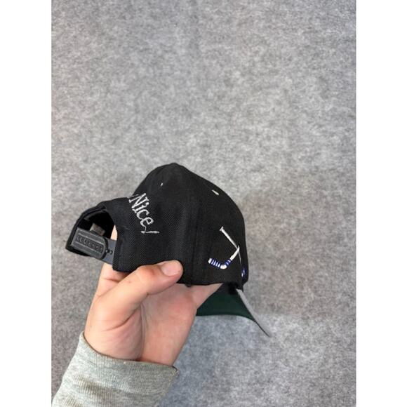 Vintage 90s Coed Naked Hockey On The Ice Its Twice As Nice Hat Snapback Script - Picture 4 of 6